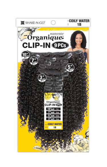 SHAKE N GO FreeTress Organique Coily Water Clip 9Pcs Sareya Beauty Supply Store in calgary Alberta canada